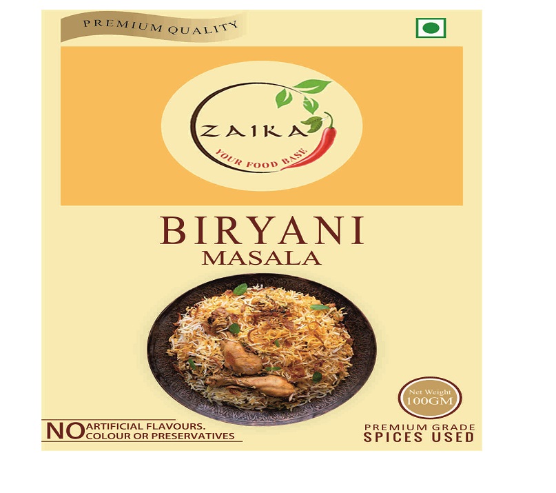 Biryani masala 100 г упаковочная бумага в наличии в индивидуальной упаковке