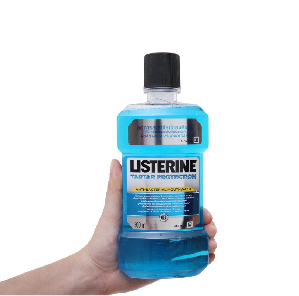 Лидер продаж, полоскание рта Listerine, 500 мл, обеспечивает естественный запах, 24 часа защиты, оптовая продажа