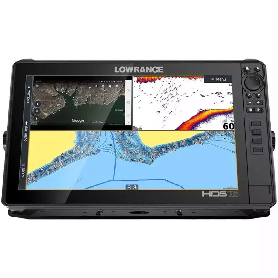 Горячая LOWRANCE HDS-16 LIVE W активный изображений 3-в-1 держатель транца и C-MAP PRO диаграммы глубине эхолот искатель рыболовные болельщиков