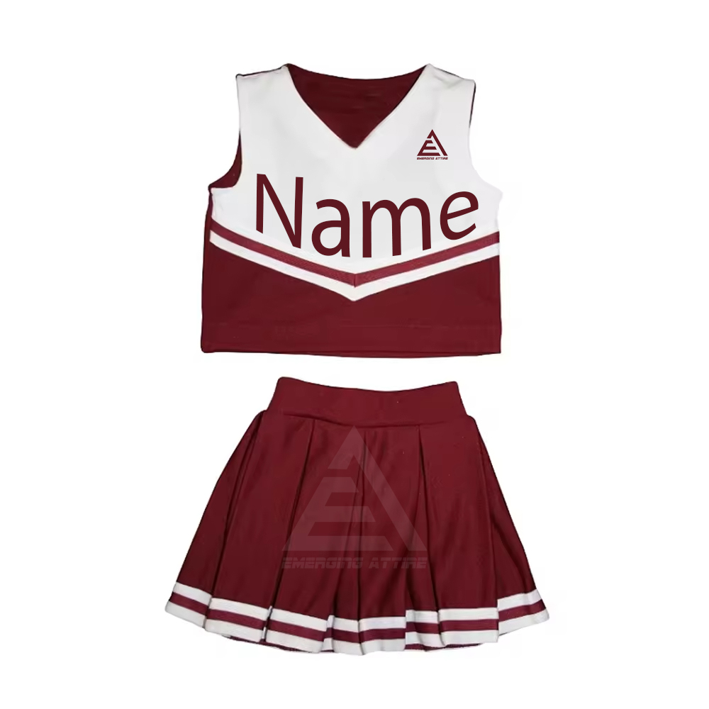 Light Weight Adult Size Cheerleading Uniform Premium Quality Cheerleading Uniform In Solid Color