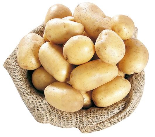 Свежий желтый картофель на продажу