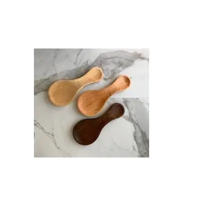 Simple design wooden spoon holder stand for cutlery baby spoon wooden rests and dinner tableware use wooden spoon rests