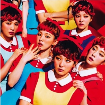 Лидер продаж, Официальный Альбом KPOP, группа корейской IDOL Girl, первый красный бархатный альбом
