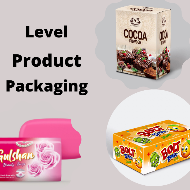 Упаковочная коробка и этикетка для дизайна pro level box для amazon