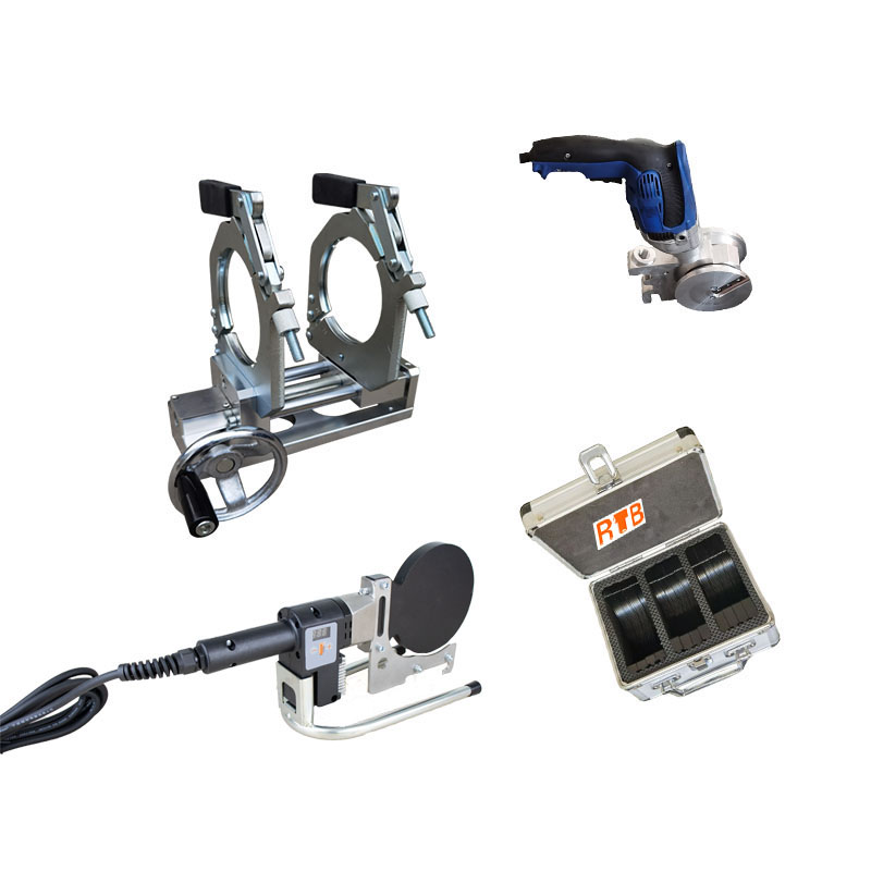 machine equipment Portable Manual butt fusion machine 63-110mm Pipe Welding Machine Clamp 110 Aluminum box packaging