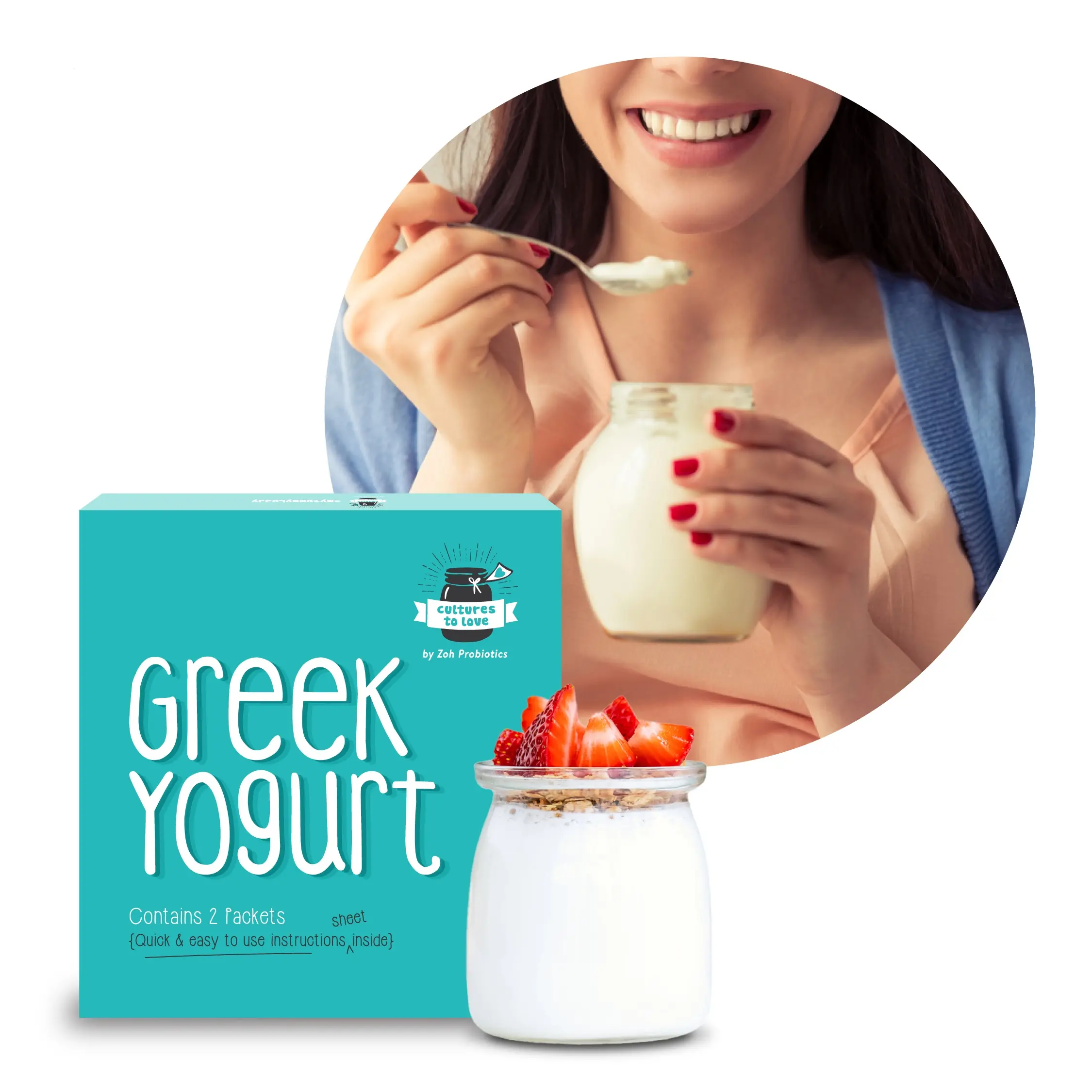 Healthy Natural Probiotic Yogurt Powder Greek for Health Freak Persons Available for Bulk Export from Indian Exporter