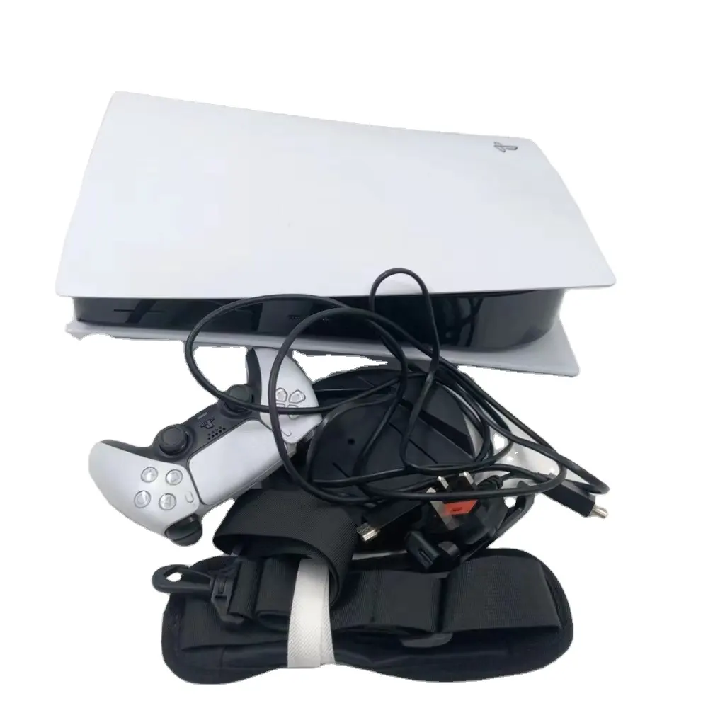 Оптовая продажа, б/у оригинальная портативная игровая консоль PS5 для Sony playstation Slim ps 5 825g SSD
