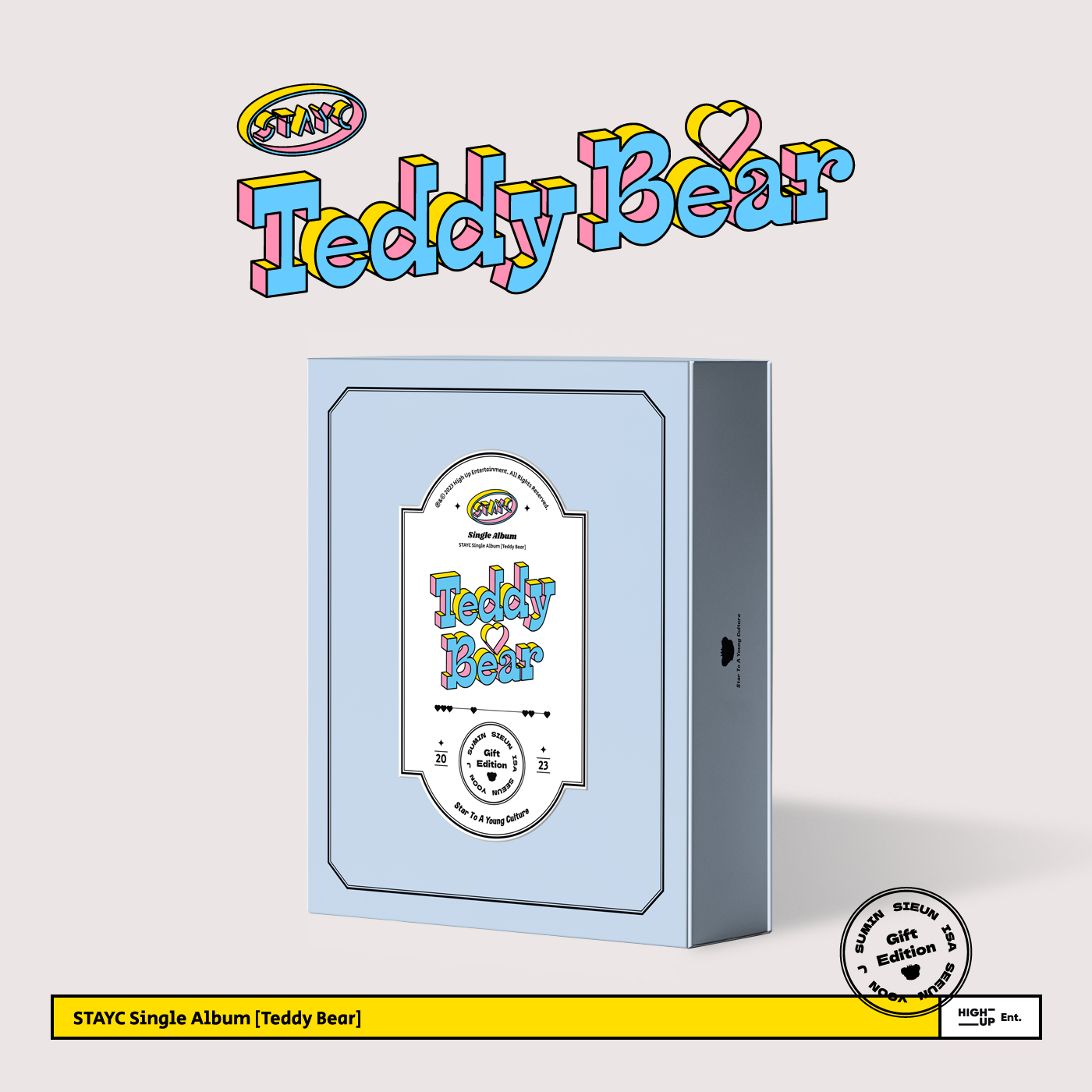 [Официальные альбомы KPOP] Корейский IDOL Boy Group Girl Group STAYC 4-й единственный альбом [Teddy Bear] (версия подарка Ver.) (Ограниченное издание