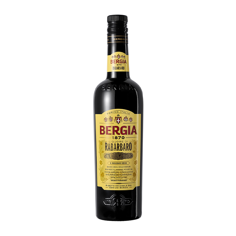 Высшее качество, Сделано в Италии, ликер ревеня, Bergia, бутылка 70 cl, готов для экспорта