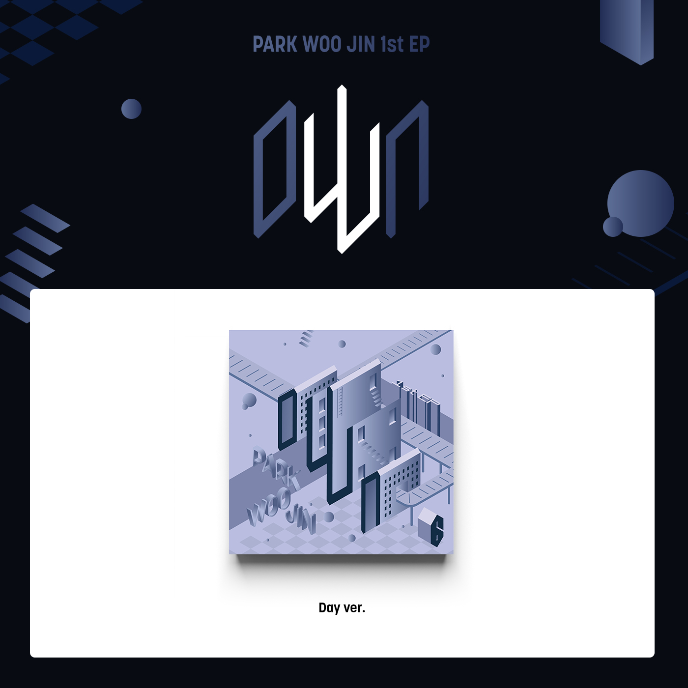 [Официальные альбомы KPOP] Корейская группа IDOL Boy Girl Group AB6IX PARK WOO JIN 1st EP [oWn] Day Ver.