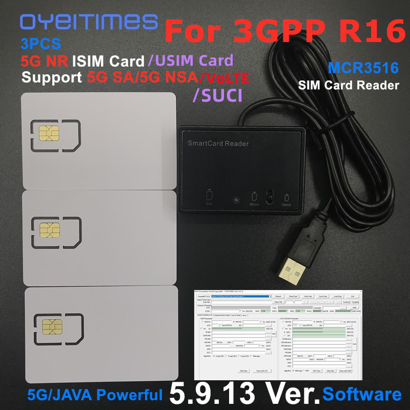 Мощная программируемая 2G 3G 4G 5G Blank 5G NR синевая карта 5G SA NSA 3GPP R16 VoLTE для компании