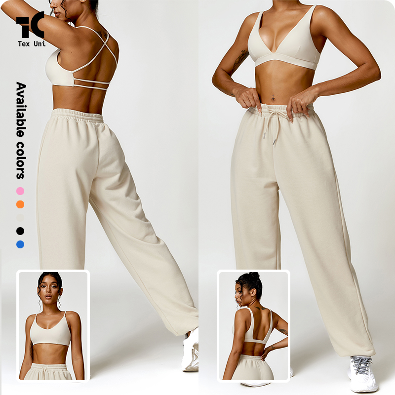 Quick-Drying Back-Beautiful Yoga Suit Pocket Tight Running Fitness Clothing Casual Sports Suit Gym Wear Tracksuits