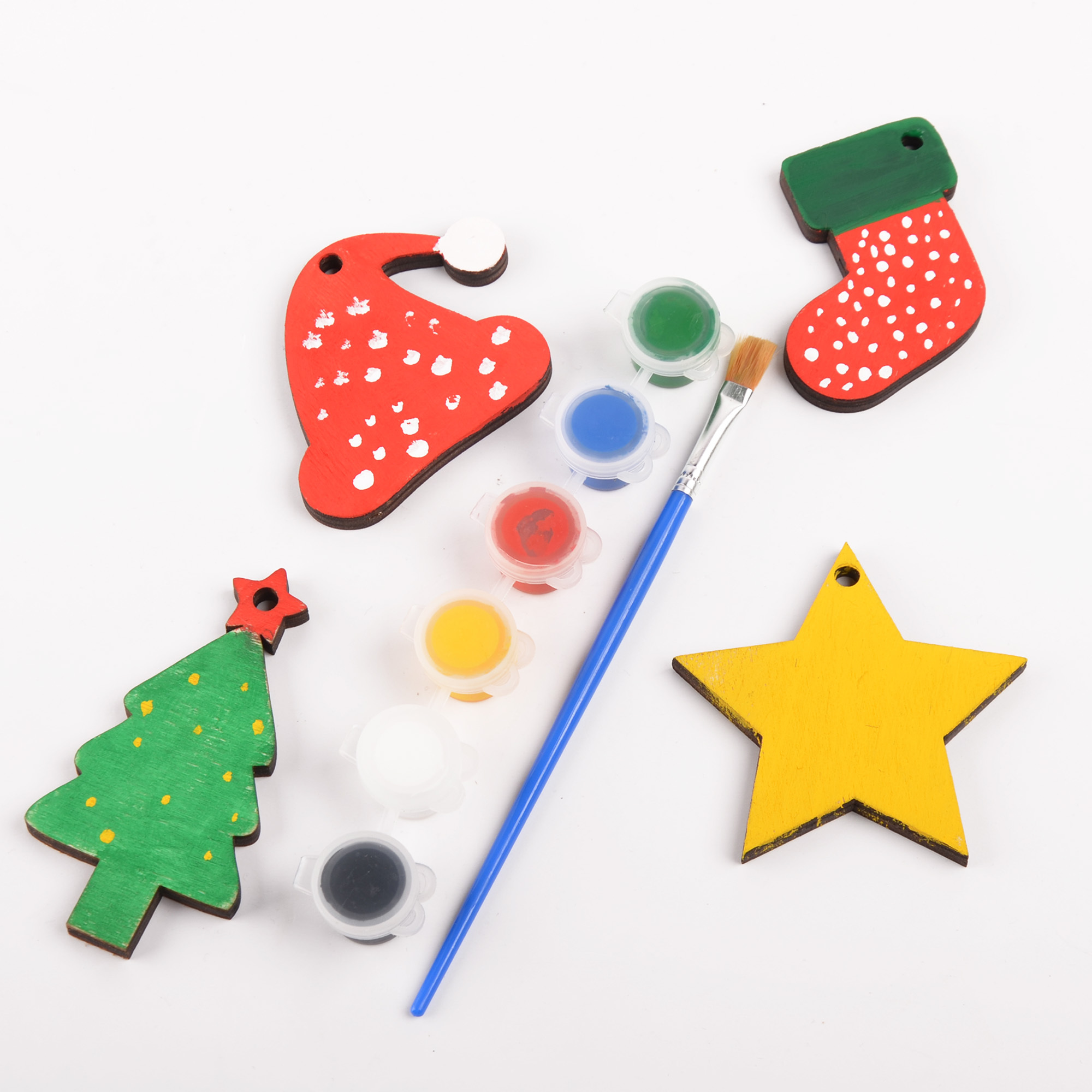 DIY Kids Christmas Paint Set Acrylic Paints for Creativity Fun Christmas Gift For Kids Colorful Painting