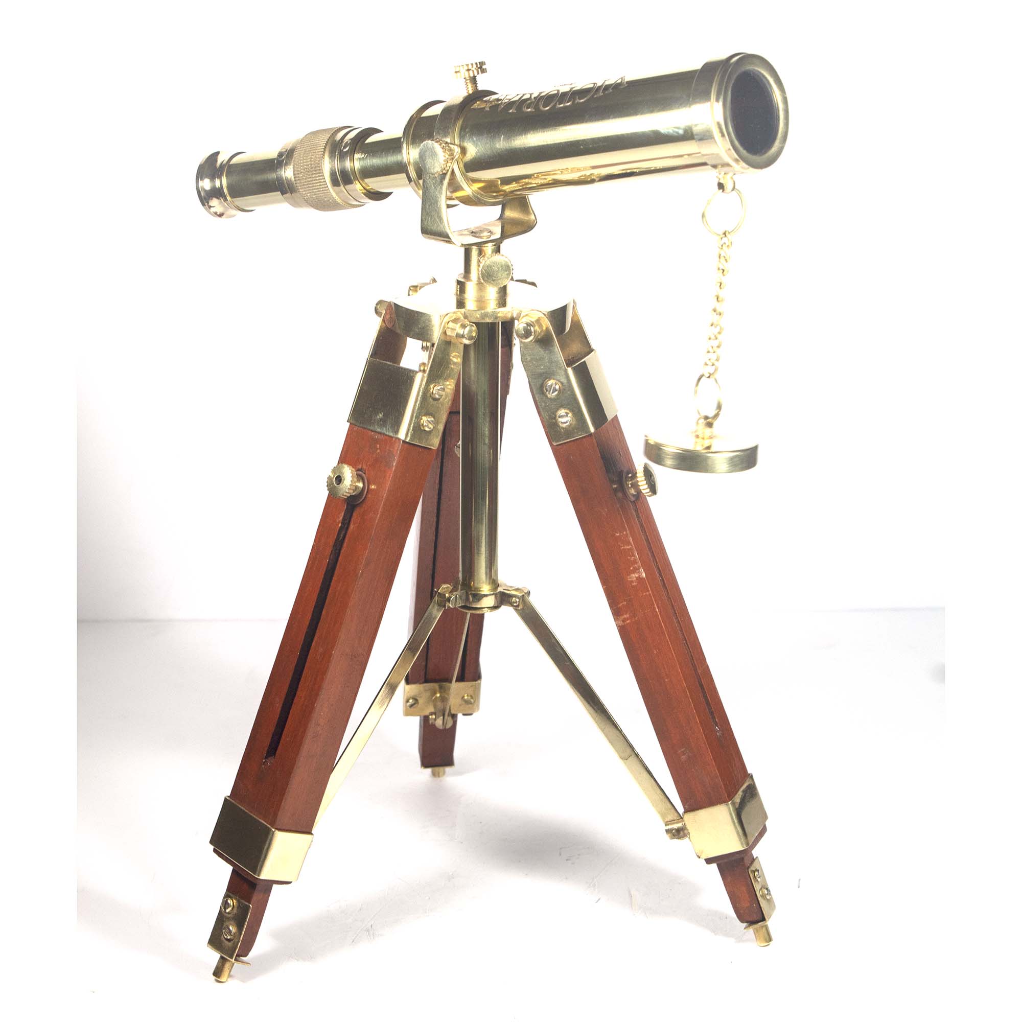 Custom Wholesale Adjustable Monocular And Telescope Microscope Night Vision With Trendy Antique Design Brass Gift Binocular