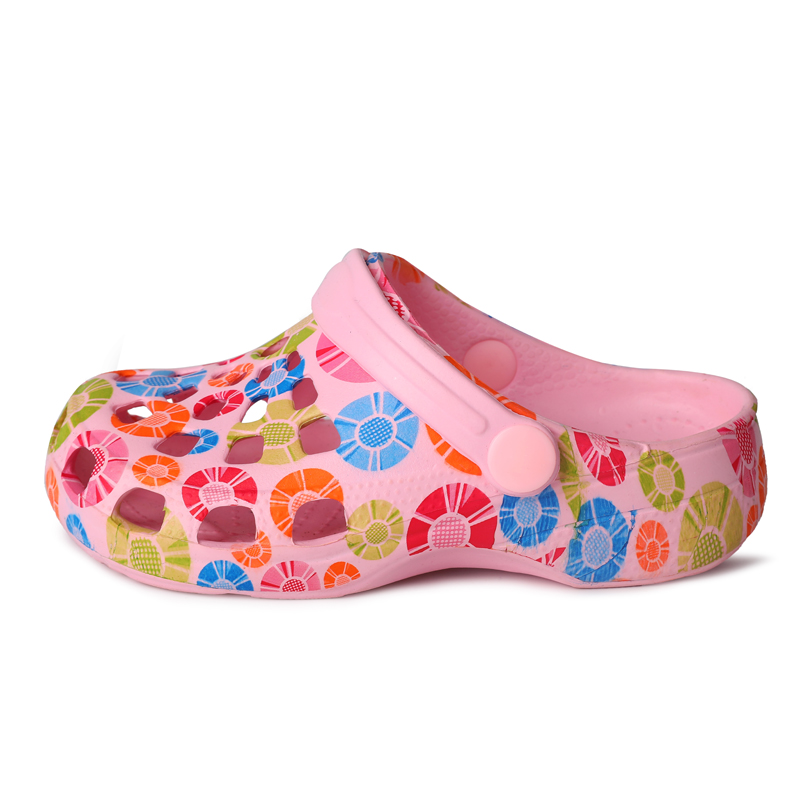 2021 Newest Design Anti-slip Hardwearing Quick dry Children Clogs Garden Shoes Baby Girls Sandals