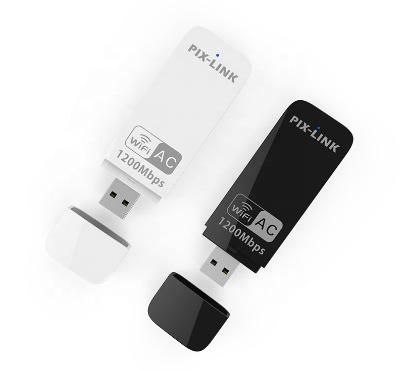 Лидер продаж 1200 Мбит/с Беспроводной двухдиапазонный ключ USB 3,0 сетевая карта Wi-Fi адаптер
