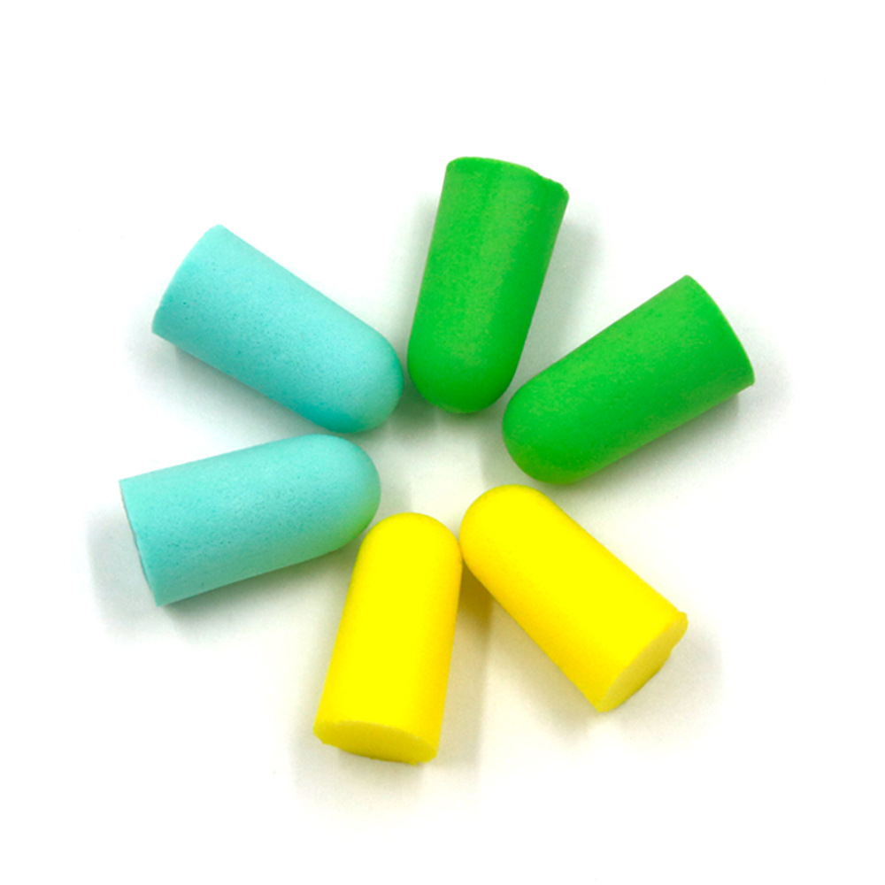 Soundproof Sleeping Safe PU Foam Earplug Reusable Sleeping Earplugs