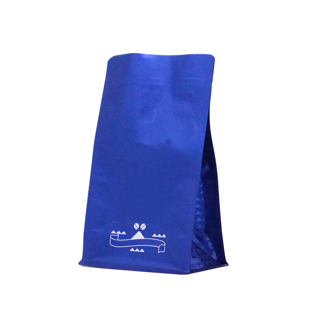 Переработанная многоразовая упаковка Ziplock маленькая бумажная пластиковая сумка для закусок кофе с клапаном
