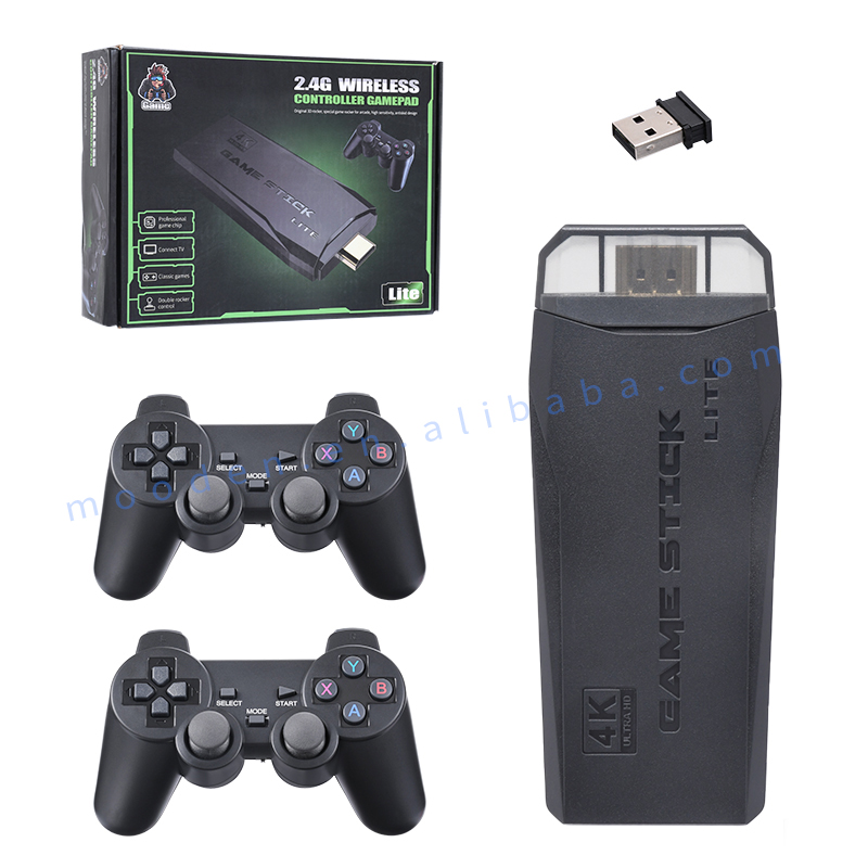 4K Игровая приставка HD 32 бит мини Consola box Ретро ТВ-приставка 2,4G беспроводной геймпад игровая консоль для видеоигр PS1/GBA