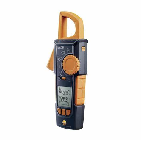 Лидер продаж, цифровой крюковой зажим-измеритель Testo 770-3, TRMS, беспроводной № 0590 7703, в наличии