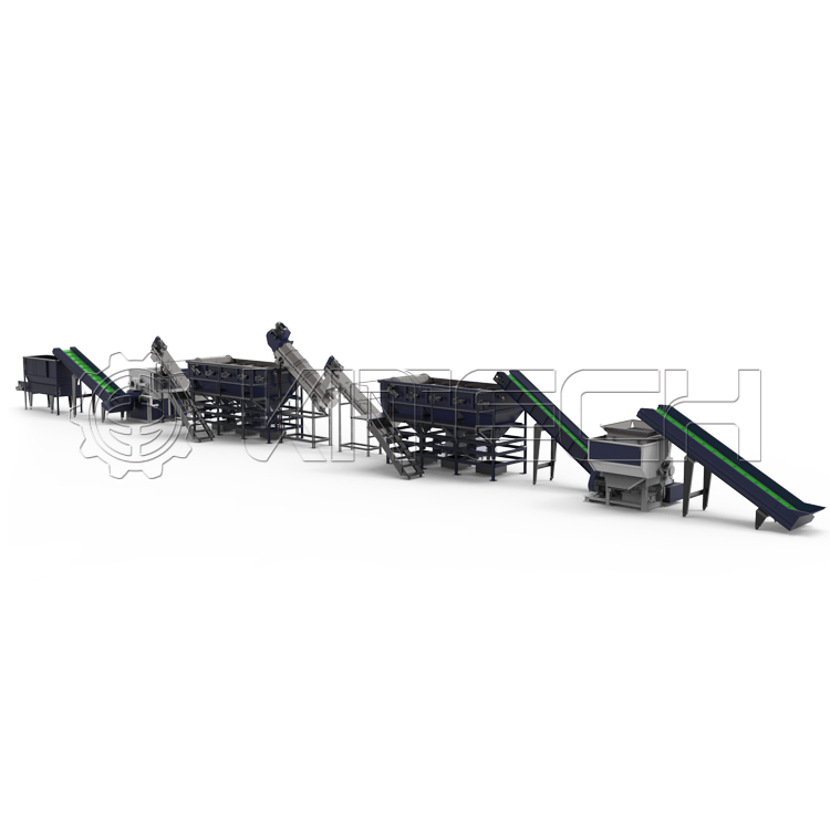 HDPE PP PE Agriculture Film Washing Machine Line