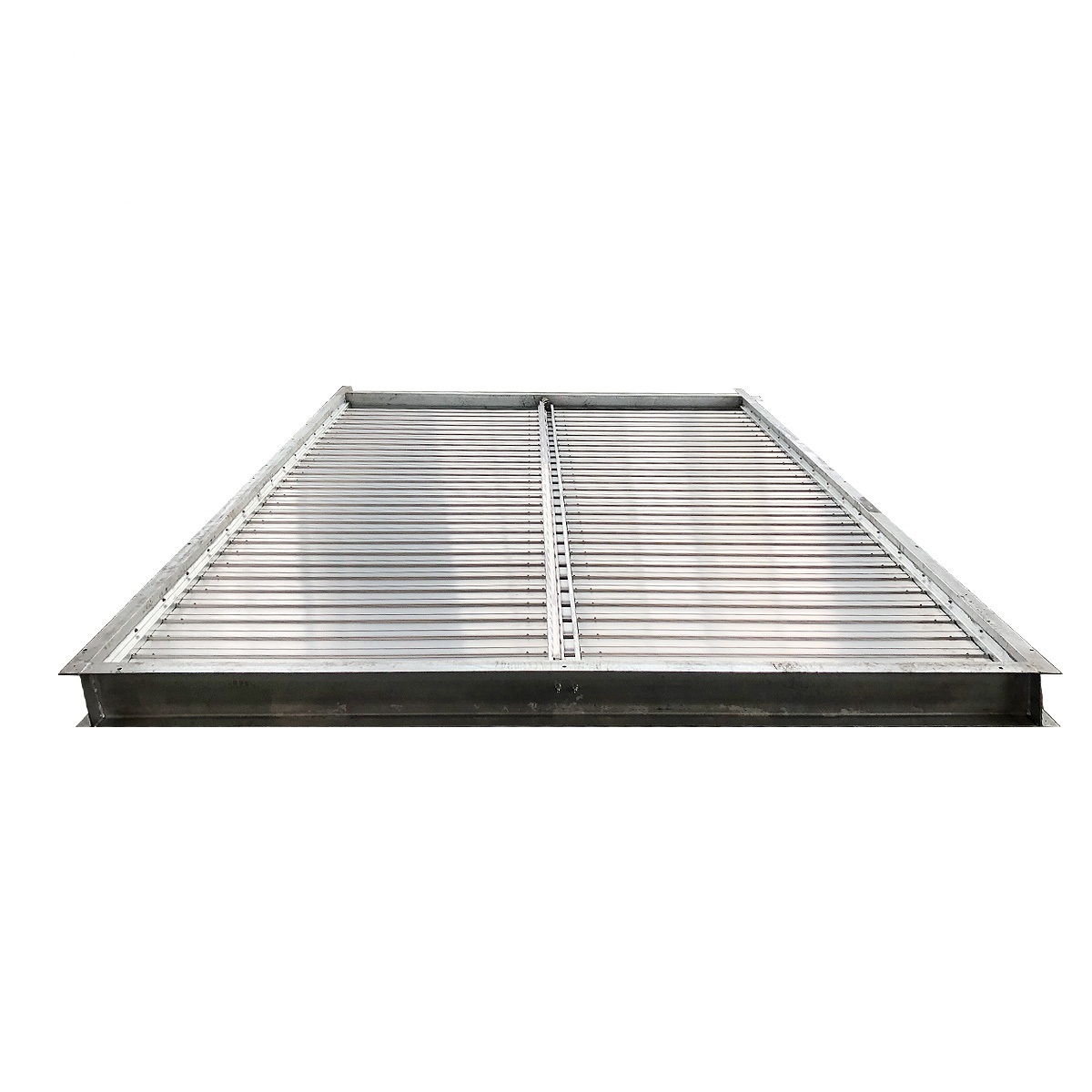 Промышленный louvered экран жалюзи забор
