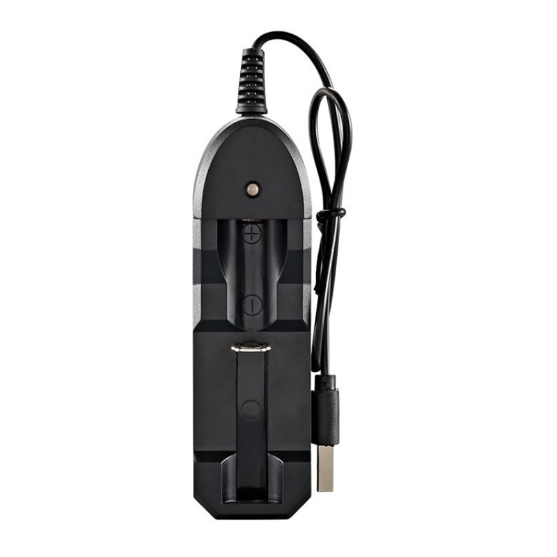 Зарядное устройство usb, 1 слот для 18650 10440 14500 16340 16650, индивидуальное портативное зарядное устройство
