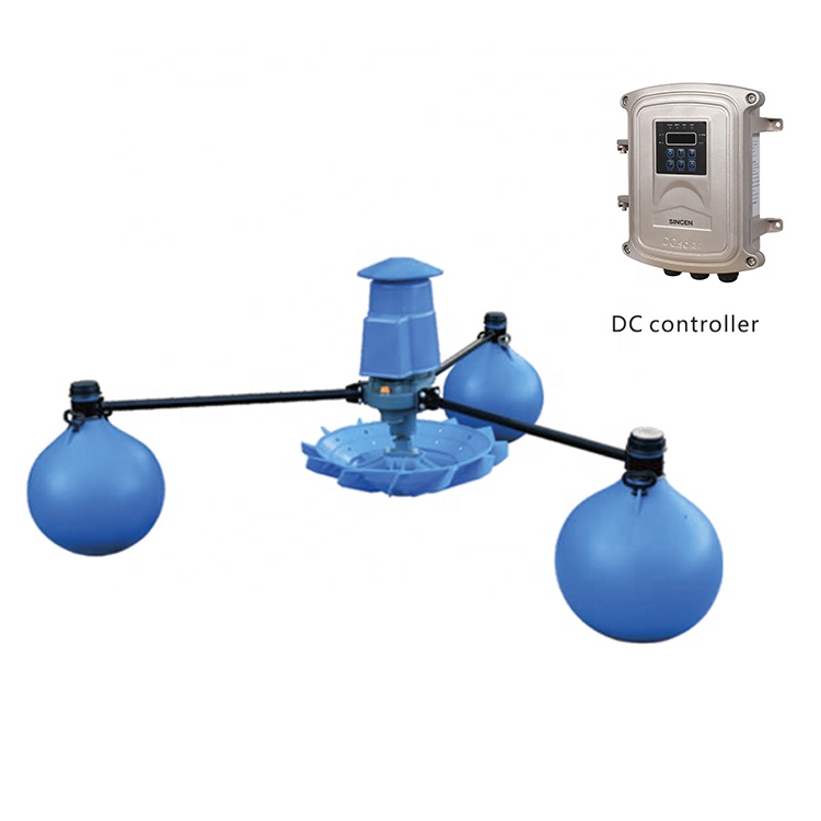 1500W 110V DC Solar Oxygenator Aerator Fish Pond плавающий аэратор