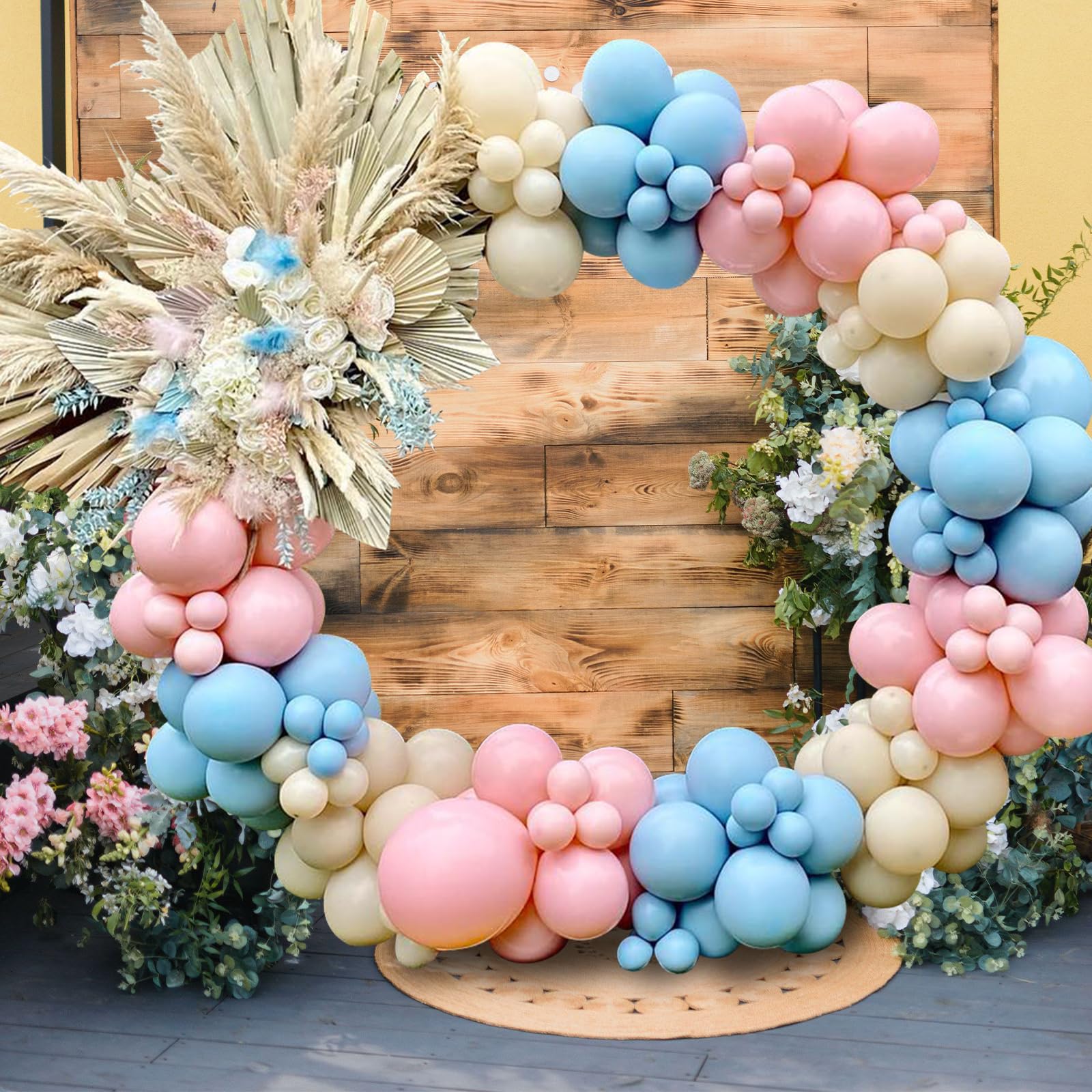 Gender Reveal Party Decorations Pink and Blue Balloon Garland Kits Wall Birthday Party Supplies Baby Shower Balloon Arch Kit