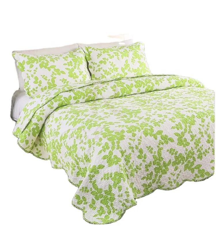 luxury durable cotton bedspread with cheap price