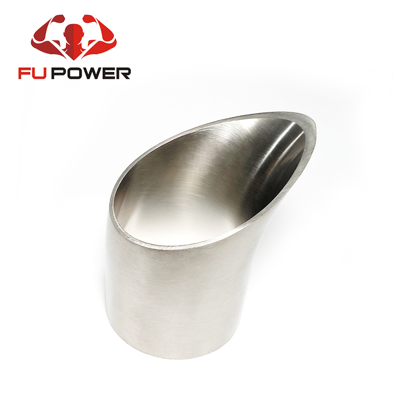 Fupower Customized Performance Tear Drop Exhaust Tip Stainless Steel Polished finish