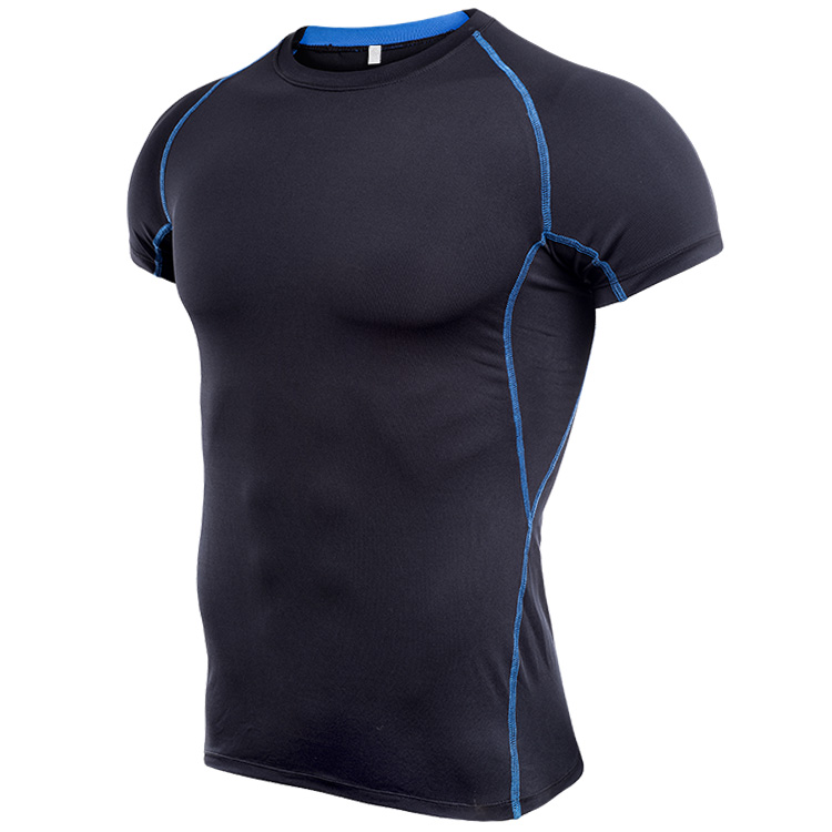 Fitness t-shirt short sleeve sport shirt breathable and fast drying fitness men's t-shirt