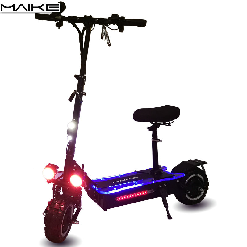 Оптовая продажа из Китая maike kk4s 11 дюймов Жира Шины 60v 3200 Вт двойной мотор длинный диапазон внедорожный dropship Электрический самокат Скутер, способный преодолевать Броды для взрослых