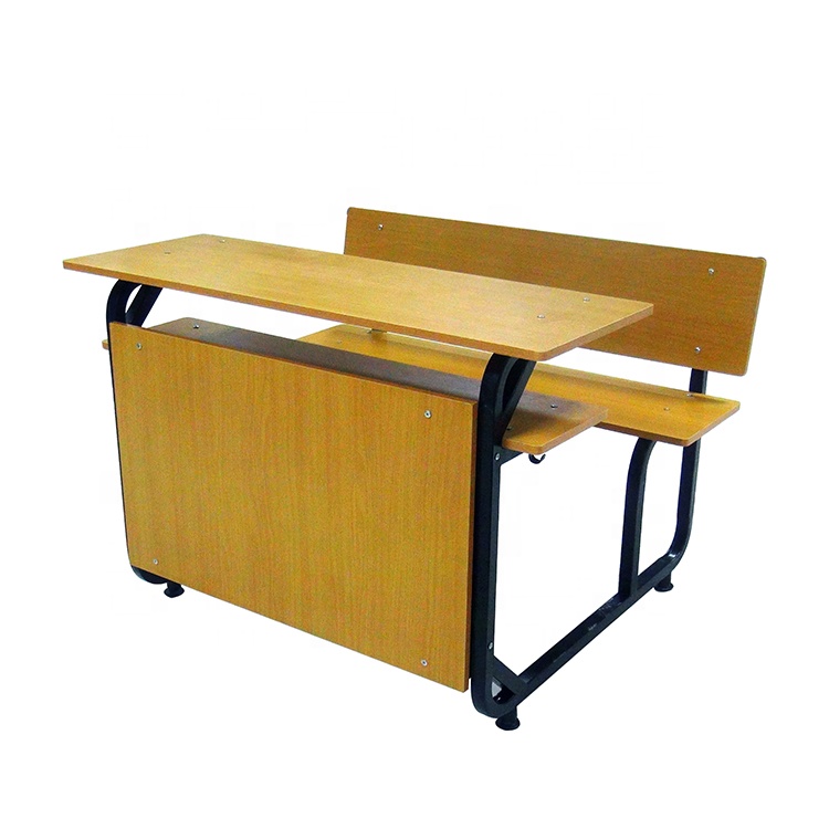Modern School Furniture College Classroom Desk And Bench Library Student Table and Chair Sets