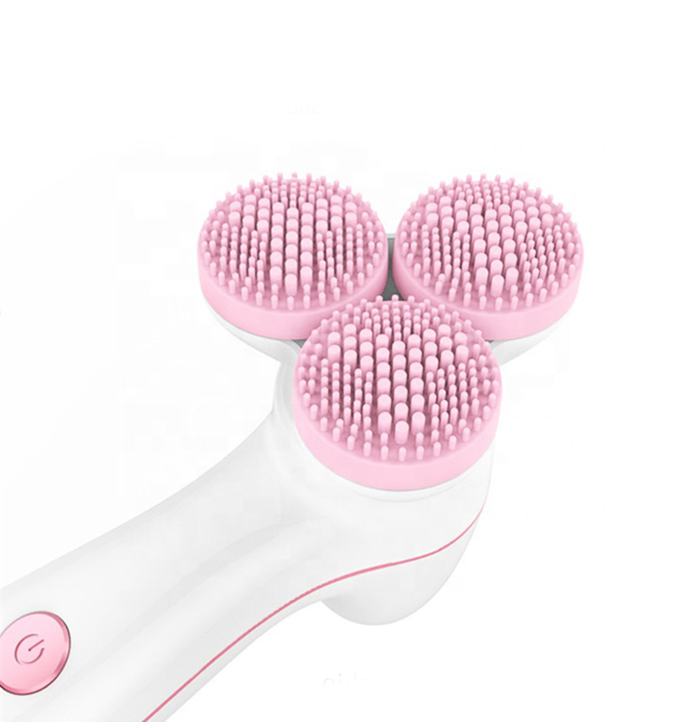 electronic face deep cleansing brush wash set for facial exfoliation
