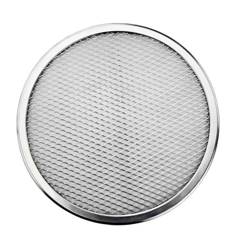 Home Baking Complete Set Custom Perforated Round Aluminum Foil Pizza Tray Pan