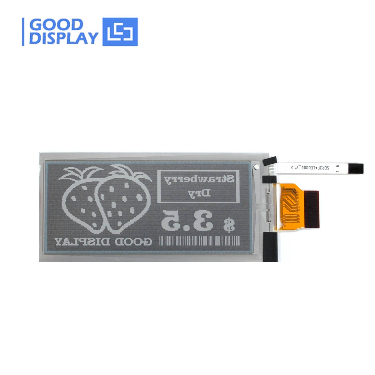 Пользовательский хороший дисплей E-paper 2,9 дюймов E ink Display, светодиодный светильник, электронная бумага