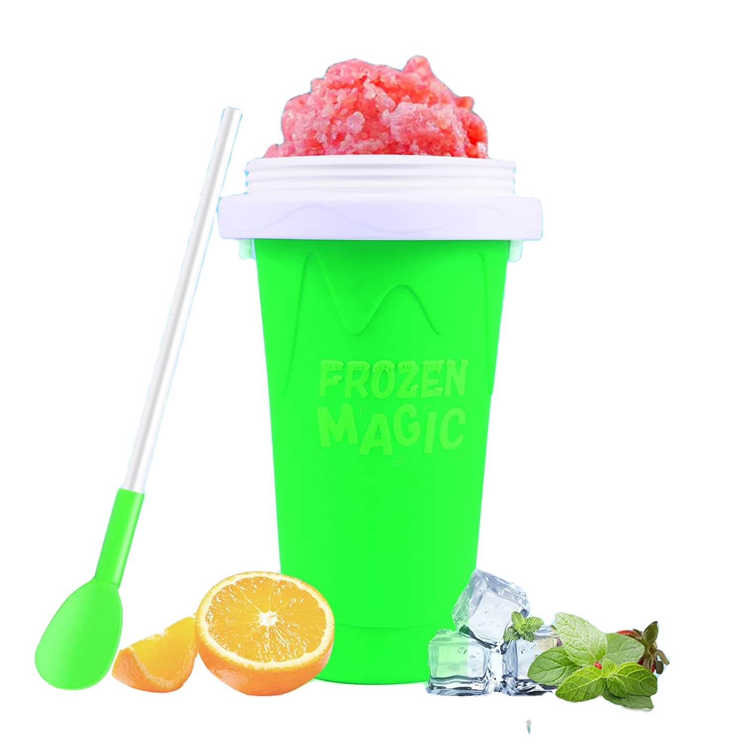Amazon Tiktok Slushy Cup, волшебный Сжимаемый замороженный сланцевый стакан для льда