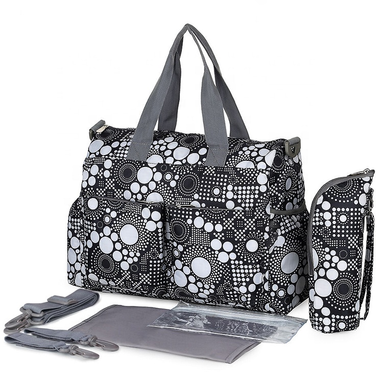 Floral Tote Baby Diaper Bag Set Hospital Bag Baby Maternity Bag For Hospital