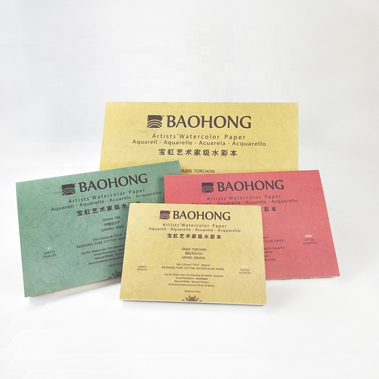 Распродажа хлопок художника-уровня воды клея на уровне колледжа baoong Акварельная бумага выделенный художественной росписи