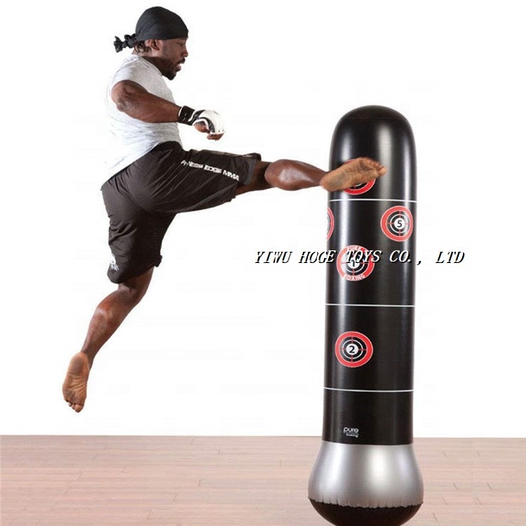 160CM 6 P PVC inflatable boxing punching bags for fun activity