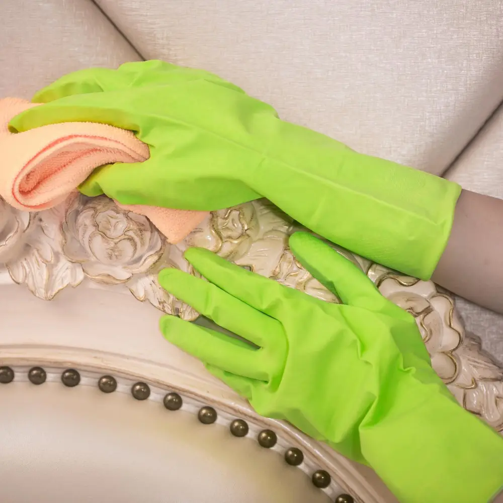 Reusable Household Cleaning Gloves And Kitchen Gloves Both Belong To Latex Household Glove Which Can Be Protect The Hands