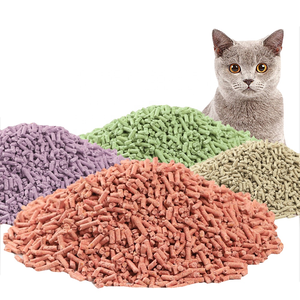 Natural Soybean Corn Good Clumping Flushable Tofu Cat Litter Sand