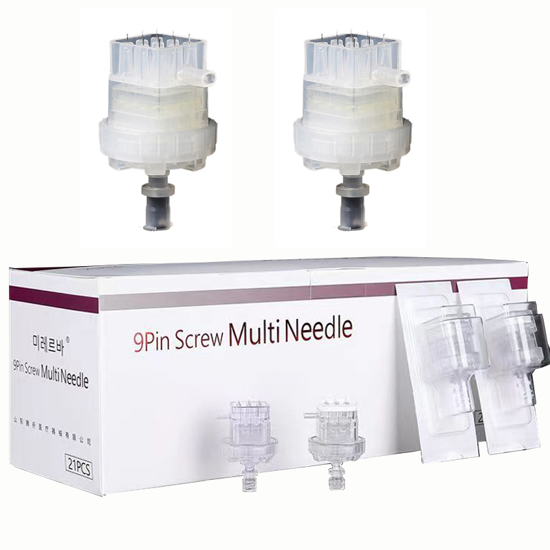32G/34G Multi Needle 9pin for EZ Dermal Filler Injector Water Vacuum Mesotherapy Injection Microneedle Meso Gun Micro Needle
