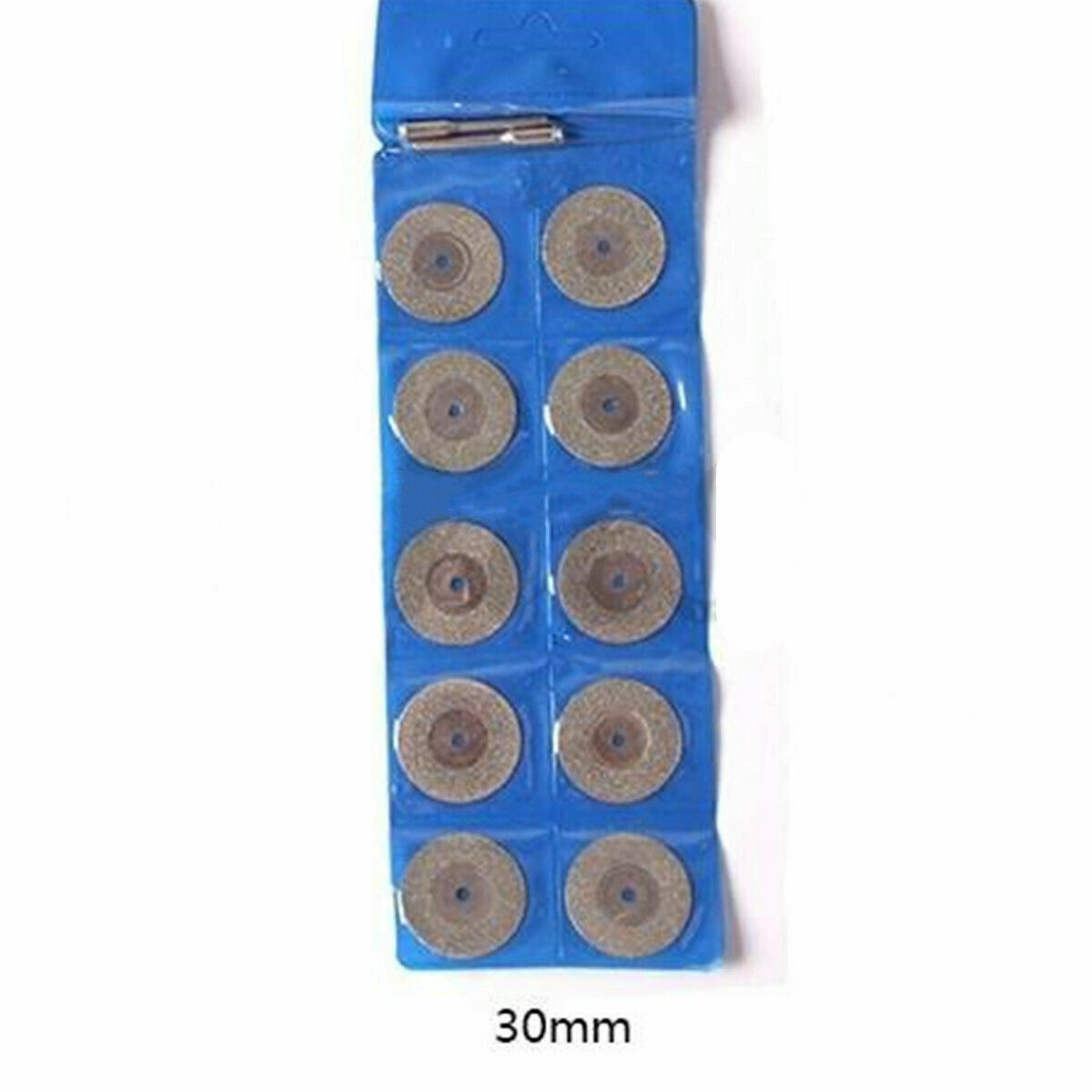 10Pcs/Set Mini Diamond Saw Blade Cutting Disc Rotary Wheel Grinding +2 Mandrel Dremel