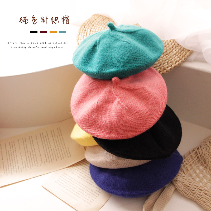 Baby Kids Spring Autumn Winter Hats Children Wool Berets Boys Girls New Fashion Cap