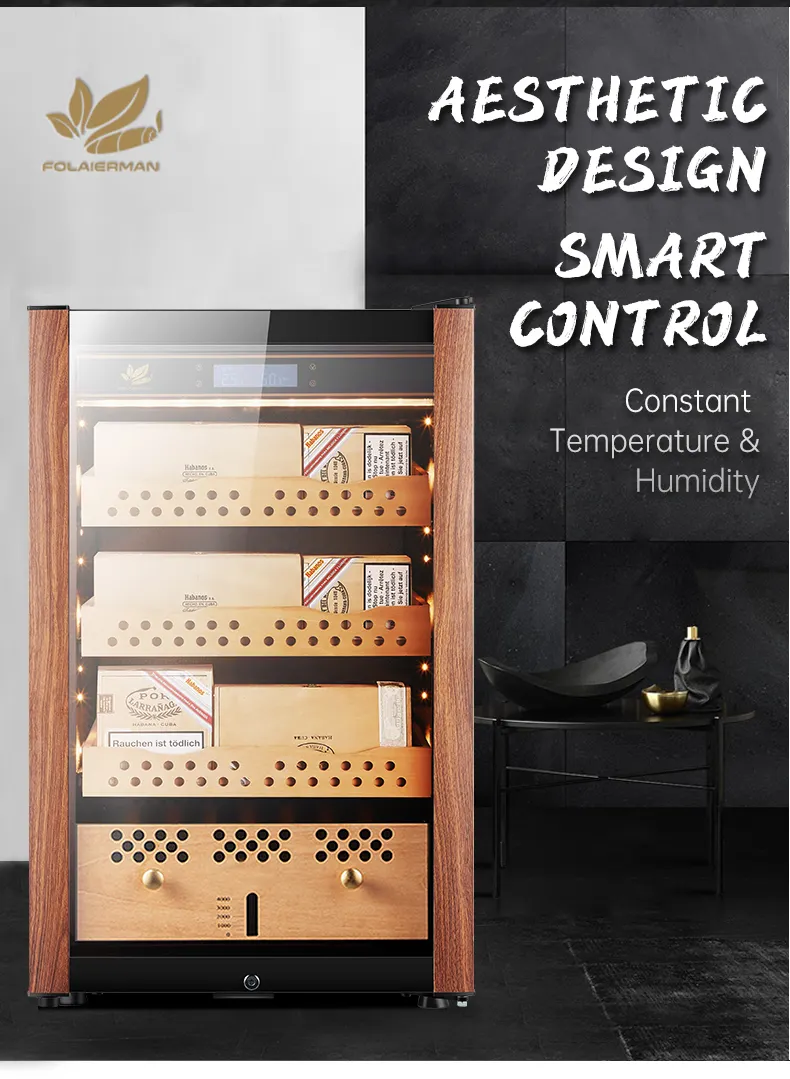 Professional Cigar Humidity Cabinet Cooler Cigar Cooler Electric Humidor
