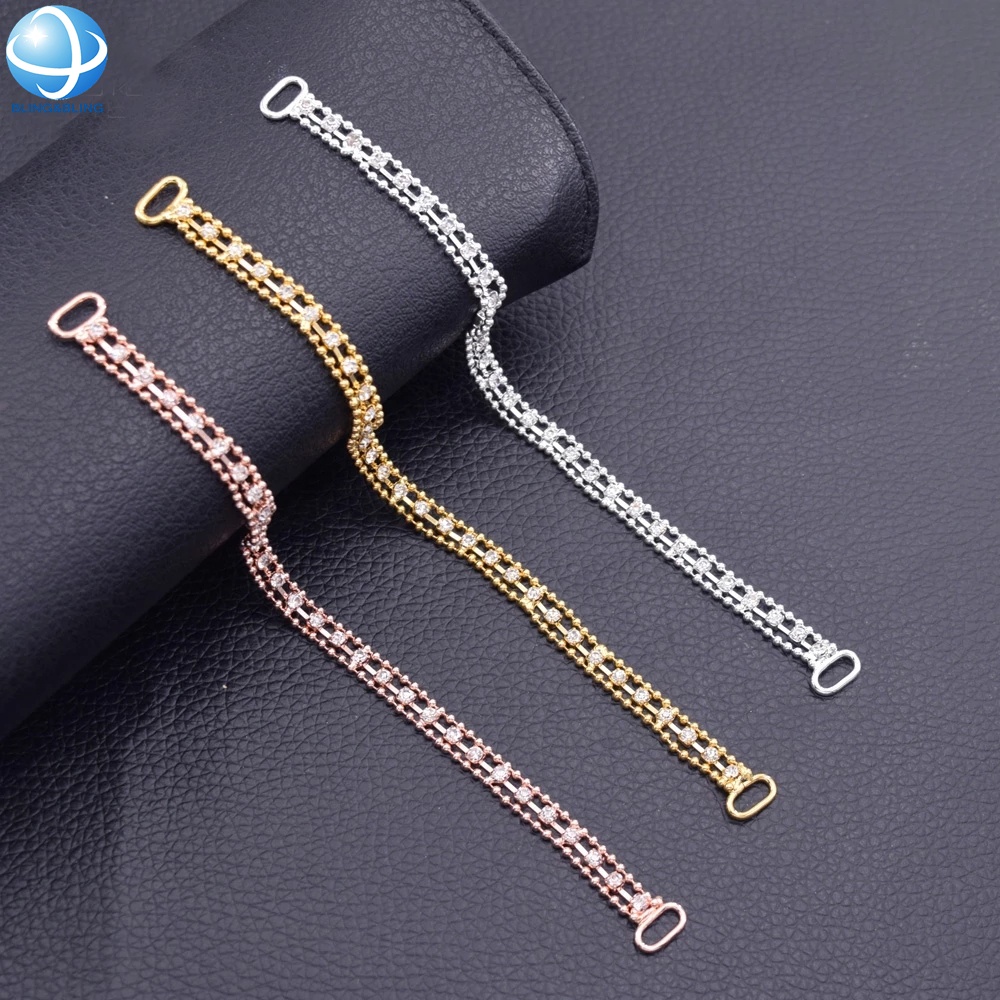 Top Sale Crystal Rhinestone Bikini Connector Chain For Beachwear Swimsuit Decoration