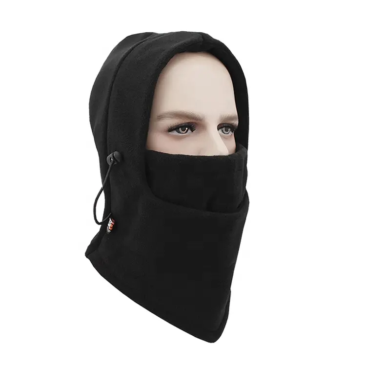 Promotional outdoor fleece masked hood windproof balaclava thickened cold warm mask balaclava