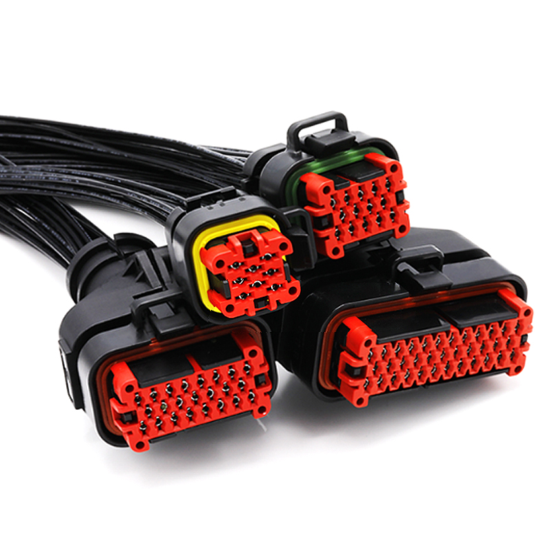 Tyco AMP 8/14/23/35 Pin водонепроницаемый автомобильный ECU EPEC 2024 PCB разъем с кабелями, жгут проводов в сборе 776164-1 770680-1